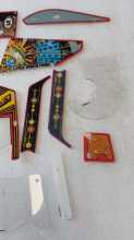 BALLY DOCTOR WHO Pinball Machine INCOMPLETE PLASTIC Set #9633