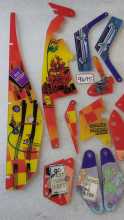BALLY Indianapolis 500 Pinball Machine INCOMPLETE PLASTIC Set #9675 