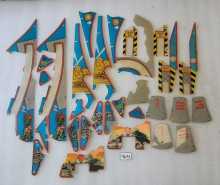  BALLY JUDGE DREDD Pinball Machine INCOMPLETE PLASTIC Set #9631 