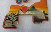  BALLY JUDGE DREDD Pinball Machine INCOMPLETE PLASTIC Set #9631 