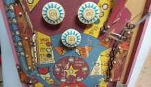 BALLY SUPERSONIC Pinball Machine POPULATED Playfield (0079) 