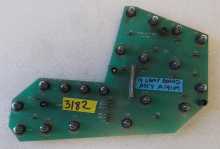 BALLY THE SHADOW Pinball Machine 19-LAMP PCB BOARD Assembly #A-19109 (3182) 