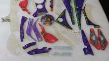 BALLY THEATRE OF MAGIC Pinball Machine INCOMPLETE PLASTIC Set #9673 