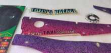 BALLY WHO DUNNIT Pinball Machine INCOMPLETE PLASTIC Set #9681 