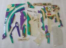 BALLY WORLD CUP SOCCER Pinball Machine INCOMPLETE PLASTIC Set #9679 
