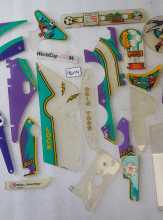 BALLY WORLD CUP SOCCER Pinball Machine INCOMPLETE PLASTIC Set #9679 