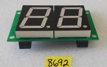 BAYTEK Arcade Game DISPLAY Board #A5BD4208 Rev. B (8692) 