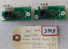 BAYTEK Arcade Game PHONE JACK to MOLEX ADAPTER Boards - Lot of 2 (2394)