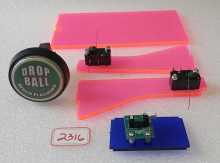 BENCHMARK MONSTER DROP EXTREME Redemption Game BUTTON, SWITCHES & PLASTICS (2316) 