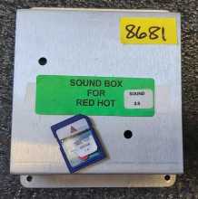 BENCHMARK RED HOT Redemption Game SOUND BOX & CARD #8681