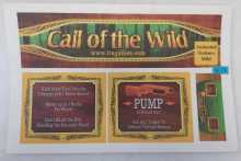 BIG BUCK HUNTER: CALL OF THE WILD Arcade Game LEXAN DECAL SET #8178  