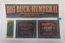 BIG BUCK HUNTER II SPORTSMAN'S PARADISE Arcade Game LEXAN DECAL SET #8177