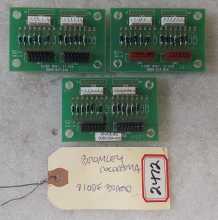 BROMLEY COLORAMA Arcade Game DIODE ASSEMBLY Boards #0080-034-010/000 - Lot of 3 (2472) 