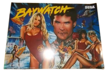 SEGA BAYWATCH Pinball MachineTranslite Backbox Artwork (2497) 