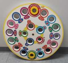 Benchmark Slam-A-Winner Redemption Arcade Game PLAYFIELD WHEEL w DECAL #9369 