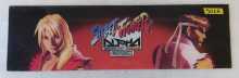  CAPCOM STREET FIGHTER ALPHA WARRIORS DREAMS Arcade Game PLEXIGLASS Header PLEXIGLASS (5026) 