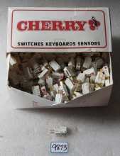 CHERRY D44L-R1AA Switch; Snap Action; SPDT; NO/NC; Button Actuator; Silver Alloy; 10A; 250VAC; QC 