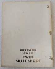 CHICAGO COIN TWIN SKEET SHOOT Arcade Game Parts Catalog #6288 