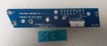 CHICAGO GAMING Pinball Machine Game TROUGH IR EMITTERS board #PIN-PCB-TRGHLED (5836) for sale 