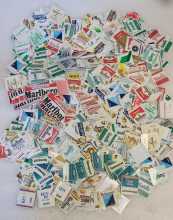 CRANE NATIONAL VENDORS 222, 801 & Earlier Models Vending Machine CIGARETTE BRAND LABELS #9150