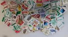 CRANE NATIONAL VENDORS 222, 801 & Earlier Models Vending Machine CIGARETTE BRAND LABELS #9150 