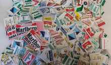 CRANE NATIONAL VENDORS 222, 801 & Earlier Models Vending Machine CIGARETTE BRAND LABELS #9150