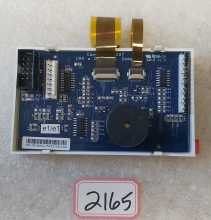 Crane National 181, 180 Vending Machine DISPLAY Board #1816004 (2165) 