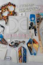 DATA EAST LETHAL WEAPON 3 Pinball Machine INCOMPLETE PLASTIC Set #9680 