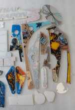 DATA EAST LETHAL WEAPON 3 Pinball Machine INCOMPLETE PLASTIC Set #9680 