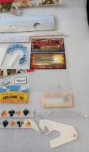 DATA EAST MAVERICK Pinball Machine INCOMPLETE PLASTIC Set #9607 