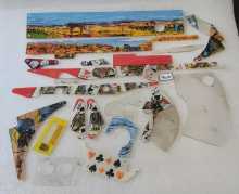 DATA EAST MAVERICK Pinball Machine INCOMPLETE PLASTIC Set #9610 