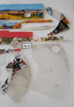 DATA EAST MAVERICK Pinball Machine INCOMPLETE PLASTIC Set #9610 