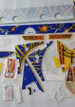 DATA EAST THE WHO'S TOMMY PINBALL WIZARD Pinball Machine INCOMPLETE PLASTIC Set #9678 
