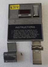 DIXIE NARCO EARLY 360/368/501 METAL COIN INSERT RETURN BEZEL #8314 