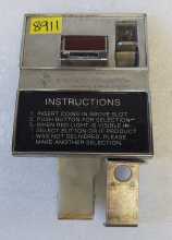DIXIE NARCO EARLY 360 368 501 METAL COIN INSERT RETURN BEZEL #8911