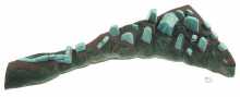 DRACULA Pinball Molded Graveyard Plastic #03-8864-2