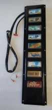 Dixie Narco 501E Vending Machine 9 SELECTION PANEL Missing 2 Switches #9068 