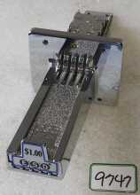 E.S.D. Vertical 4 Coin Chute Pre Set @ $1.00 ESD-4/1.00 (9747) 