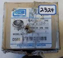 FASCO D566 (or UB566-F) 16 Watt, 115 Volt MOTOR (2324) 