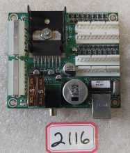 GLOBAL VR BREEDER'S CUP Arcade Game IO Board #900-0600901 (2116)