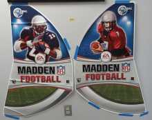 GLOBAL VR EA SPORTS MADDEN SEASON 2 FOOTBALL Arcade Game 2 PIECE DECAL SET - L/R CABINET #5604 