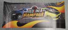 GLOBAL VR Redline Rampage Gas Guzzlers Arcade Game FLEXIBLE HEADER #9179 