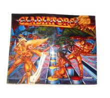 GOTTLIEB GLADIATORS Pinball Machine Translite #28833-737 (0127) 