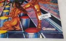 GOTTLIEB GLADIATORS Pinball Machine Translite - #28833-737 (1116N) 