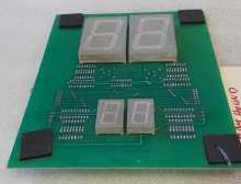 GRAYHOUND ELECTRONICS CRANE Arcade Game LED DISPLAY Board #2158 