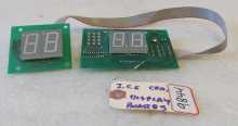 ICE CRANE Arcade Game DISPLAY Boards #BC2032B & BC2033B (9844) 