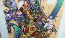 JERSEY JACK PINBALL WIZARD OF OZ WOZ Pinball Machine Production Reject Playfield #05-4001-00 (4) 