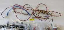 JERSEY JACK Pinball Lot of Lighting Kit Cables & Bag of Screws #8367