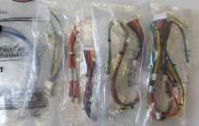 JERSEY JACK Pinball Lot of Lighting Kit Cables & Bag of Screws #8367 