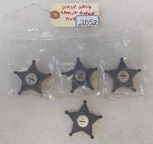 JERSEY JACK TOY STORY Pinball WOODY SHERIFF BADGE MAGNETS - Signed (2052)